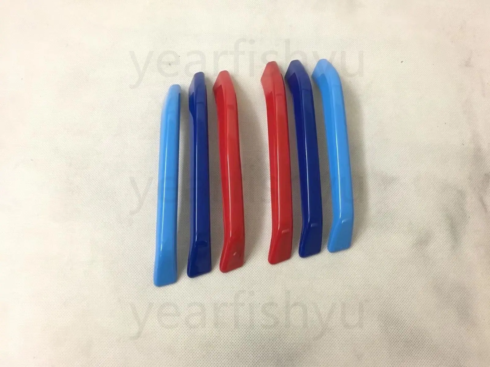 Внешняя триколор передняя решетка крышка молдинг линия отделка для Skoda Kodiaq