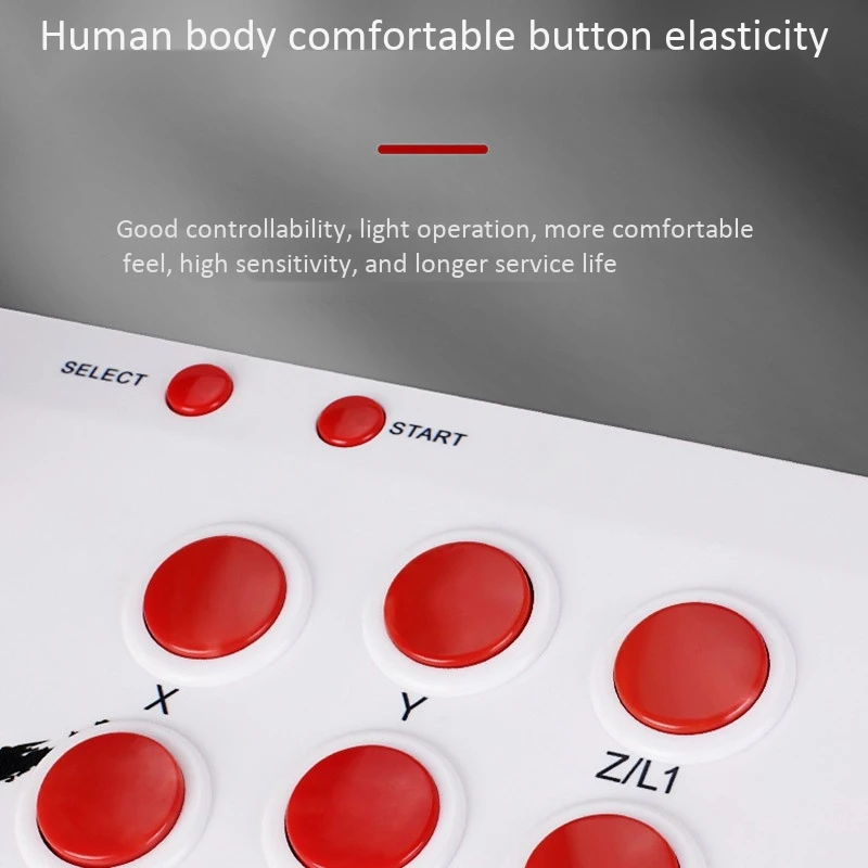 

with 2 Wireless Arcade Joystick Game Consoles, Built-in 1788 Games HDMI Output Small Fighting Arcade Console HD