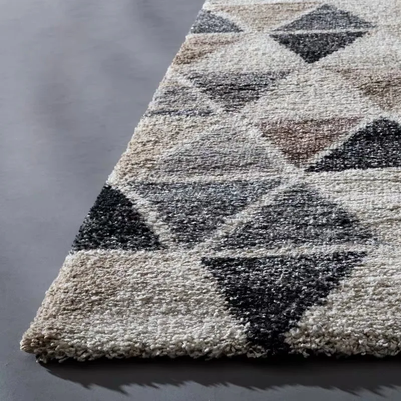 Современный минималистичный толстый ковер в скандинавском стиле Цвет по