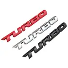 Бренд 3D стайлинга автомобилей Стикеры Металлическая Эмблема TURBO сзади значок задней двери для Ford Focus 2 3 ST RS Fiesta Mondeo туга Ecosport Fusion