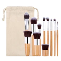 11pcs professional makeup brush set soft fur beauty highlighter powder foundation concealer multifunctional cosmetic tool makeup