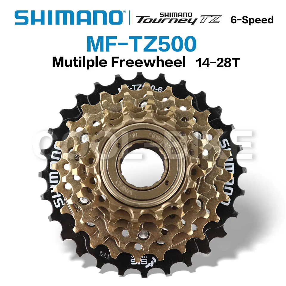 SHIMANO MF TZ500 6 Speed 7 скоростей механизм трещотки для велосипеда 14 28 звездочки 6s