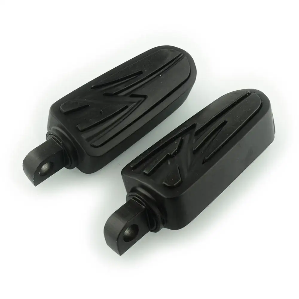 6 Male Mount Motorcycle Rubber Footrest Footpegs Floorboard For Harley Iron XL 883 1200 Street 750 500 Touring Custom Dyna Softail - Цвет: 6