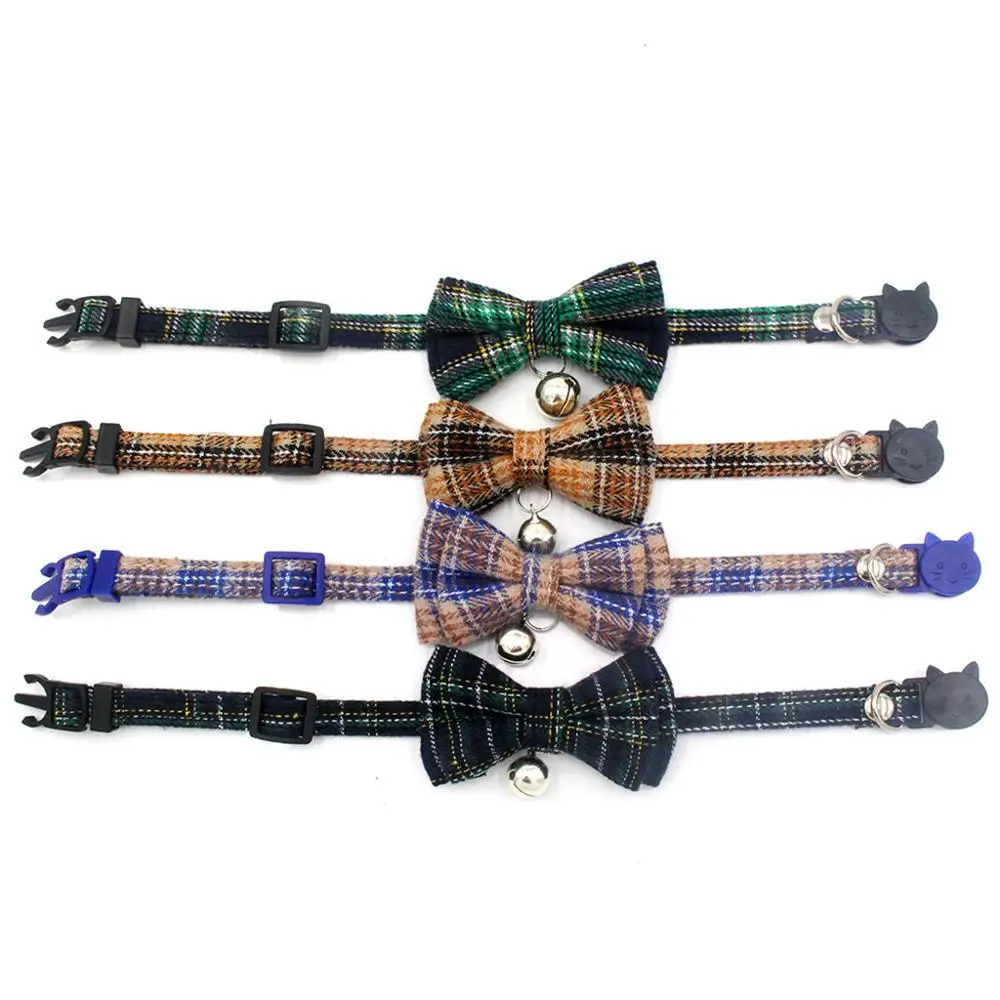 Ошейник для собак Модный милый и удобный замшевый съемный подвеска-бант прочный