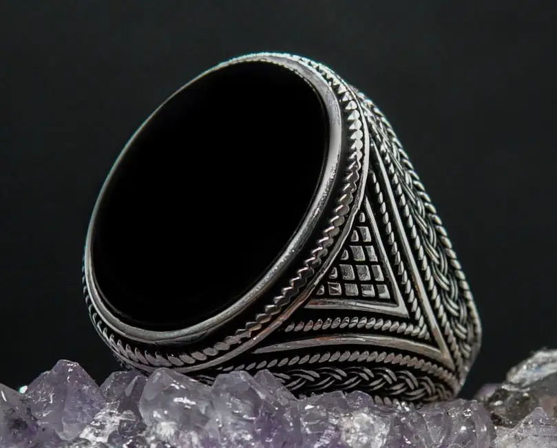 

Серебряное мужское кольцо 925k, мужское кольцо ручной работы, стандартное, ювелирное изделие, подарок для мужчин