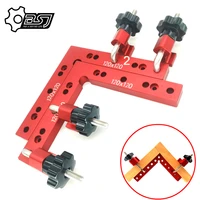 6pcsset woodworking right angle positioning clamps auxiliary positioner corner clamping tools aluminium alloy corner ruler