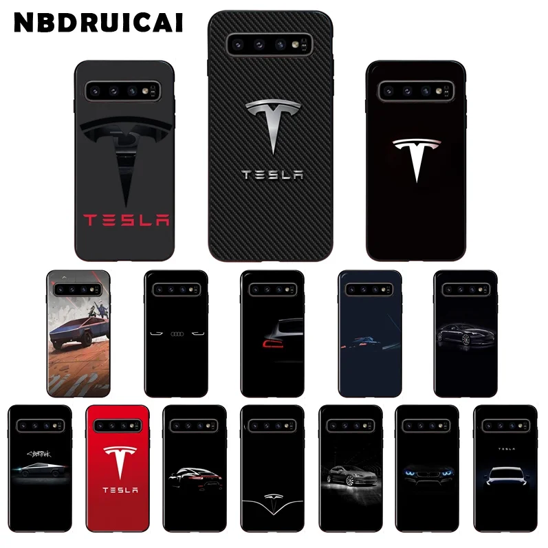NBDRUICAI Новый Супер Электрический автомобильный чехол Tesla для телефона Samsung S9 plus S5 S6