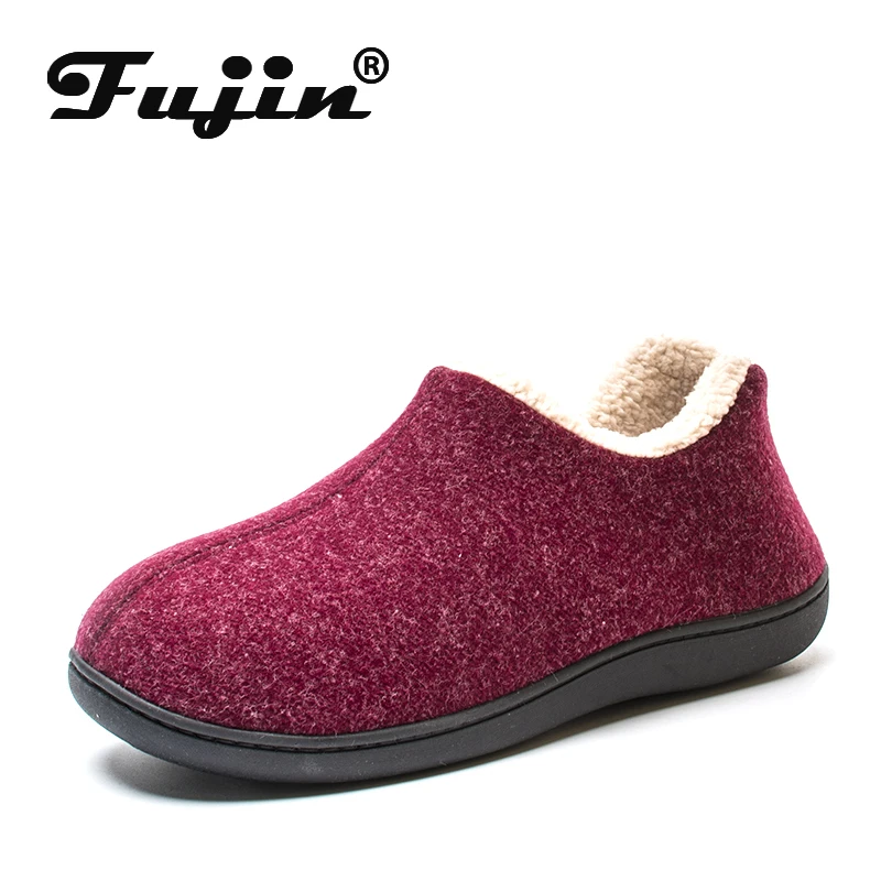 Fujin/Женская обувь из хлопка Сезон Зима Удобные закрытые ботинки с эффектом памяти