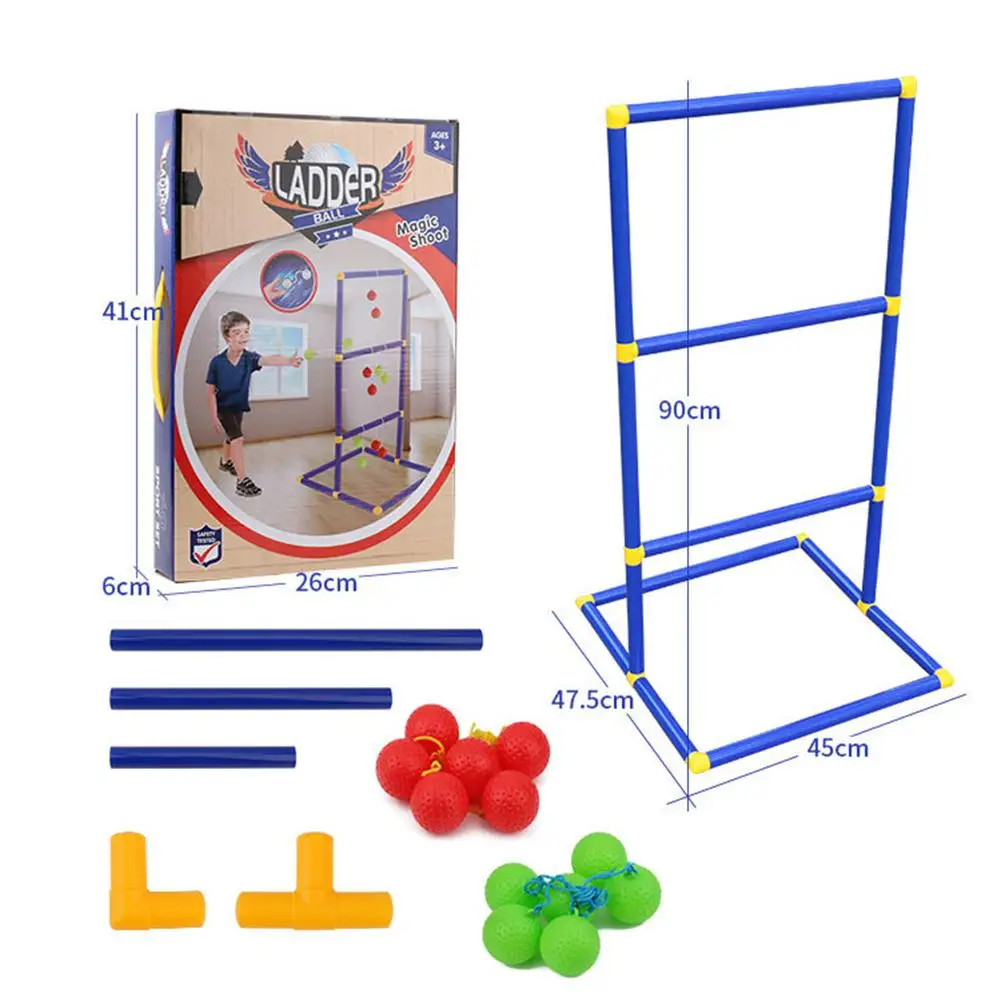 Открытый двор лестница Набор для игры в мяч гольф Toss на заднем дворе игрушки игр