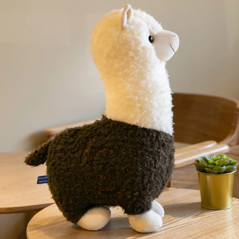

New Giant Animal Alpaca Plush Toy Cute Soft Lamb Sheep Sleeping Pillow Rag Doll for Children Birthday Gift 80cm 100cm