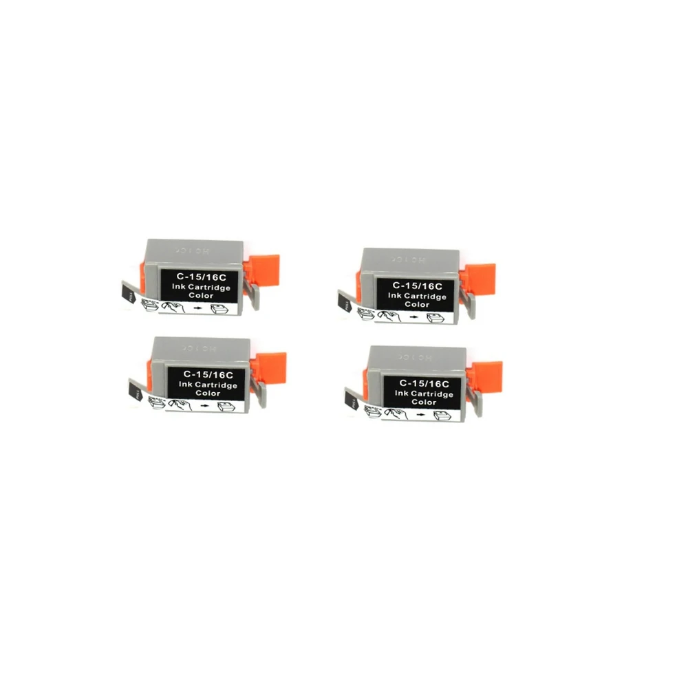 4 шт. цветные чернильные картриджи совместимые с BCI16 BCI 16/i80/ip90/ip90v BCI15 16|Чернильные