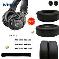 new upgrade replacement ear pads for ath m50x m50 m40x m40 m30x m20x headset parts leather cushion velvet earmuff earphone