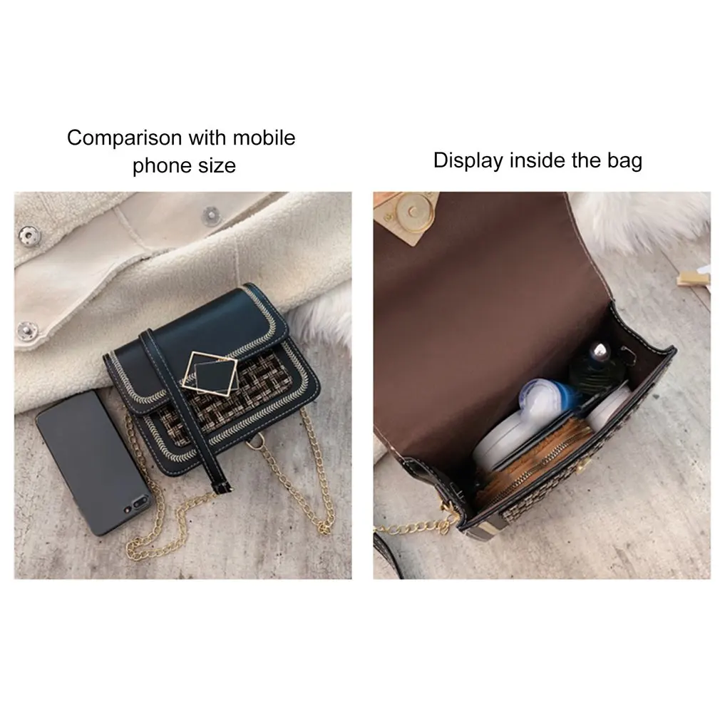 Сумка кросс-боди из замши для женщин осень 2021 простая сумка на плечо с цепочкой