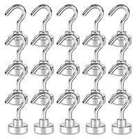 20 pack magnetic hooks 22 lb heavy duty earth magnets with hook for refrigerator extra strong cruise hook for hanging