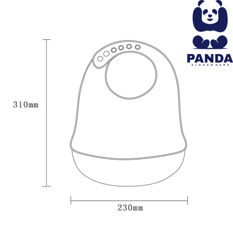 Детские нагрудники водонепроницаемый силиконовый нагрудник для кормления детей