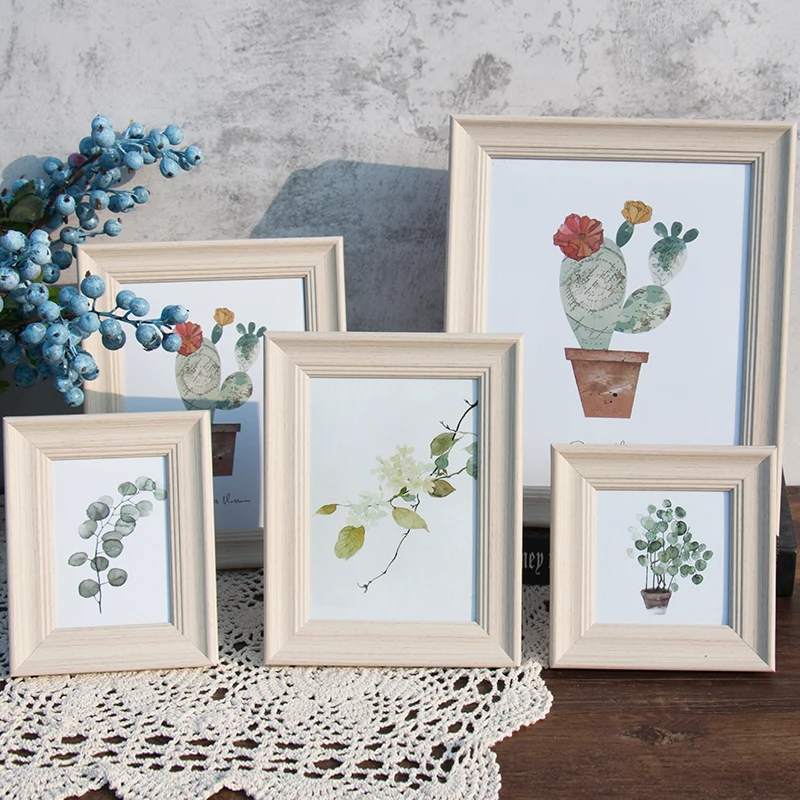 

American Style Household Photo Frame Living Room Bedroom Table Decoration Picture Frames Wall Hanging Retro Painting Frames 1PC