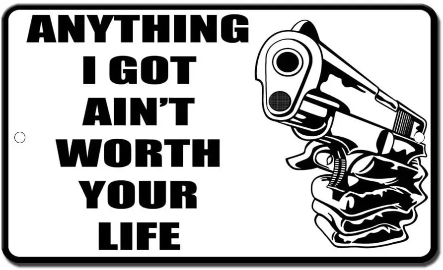 

Что-то, что я получил, не стоит вашей жизни, новинка, Забавный знак, виниловая наклейка, наклейка 8 дюймов