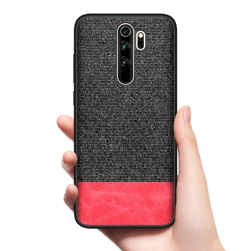 Чехол для Xiaomi Redmi Note 8 Pro противоударный мягкий силиконовый чехол из ткани Mi 9T K30 K20 9