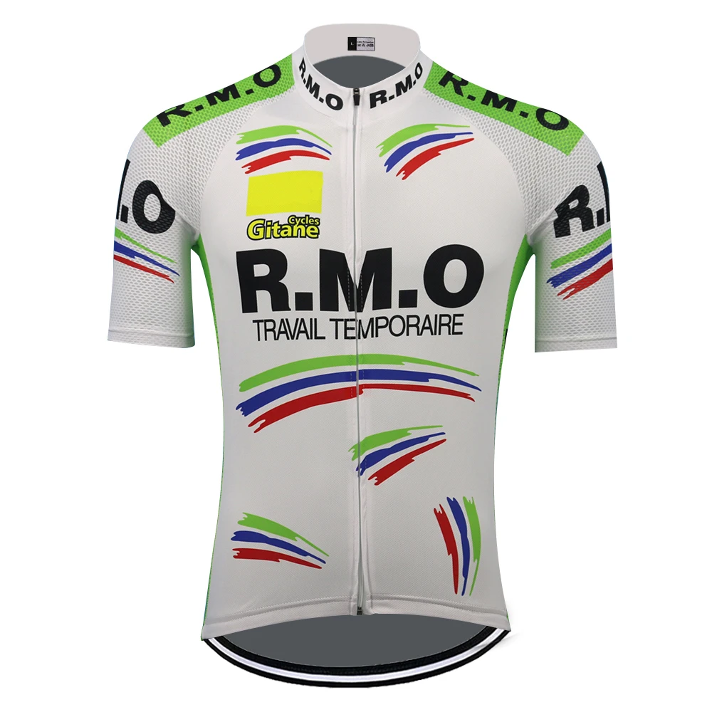 

Футболка мужская для велоспорта, дышащая одежда с коротким рукавом, в стиле ретро, для горного велосипеда, триатлона, на заказ