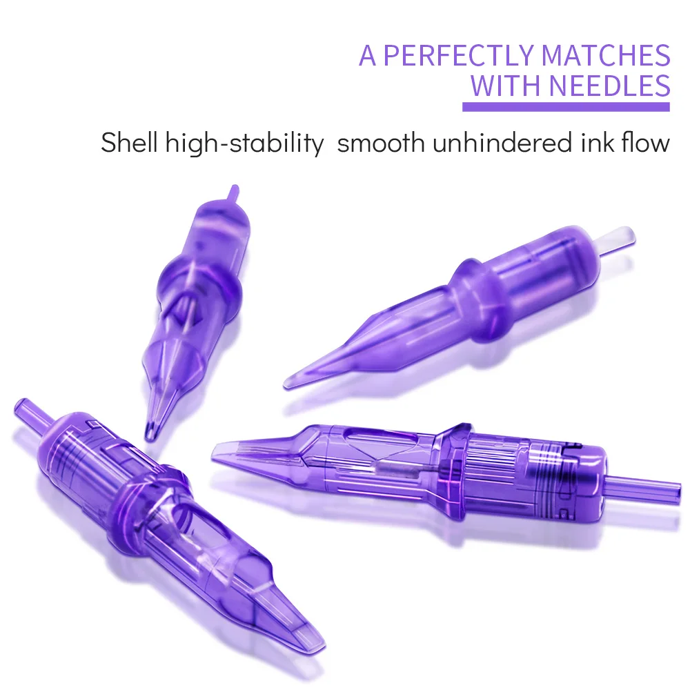 Mast Pro 20pcs/Lot Disposable Tattoo Cartridge Needles Sterile RL DragonHawk Makeup Machine Rotary Pen Round Liner | Красота и