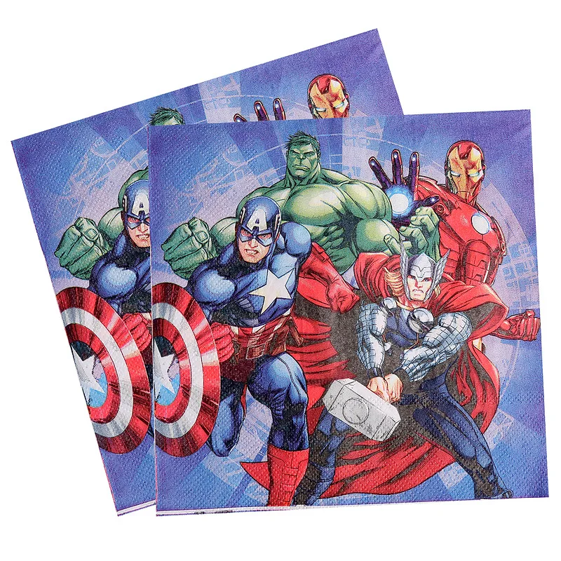 Одноразовая посуда мстители супергерой Человек-паук | Дом и сад