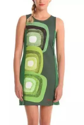 Испанское Платье с принтом без рукавов топ платье платья элегантное