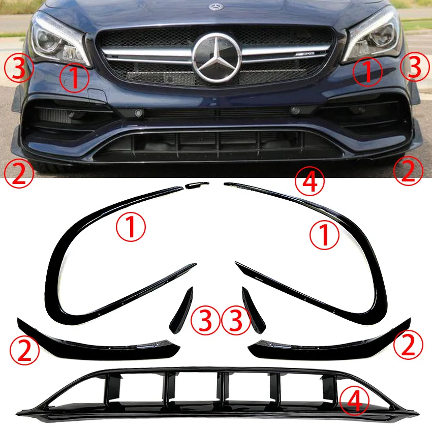 

Beast2021 For It Is Applicable to Modification Lip Wind Blade Surrounded by the Front Bar of Mercedes Benz Cla C117 Cla200