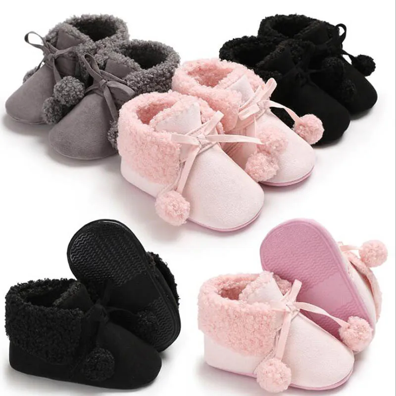 

Ботинки детские зимние, силиконовые, Нескользящие, на возраст 0-12 месяцев