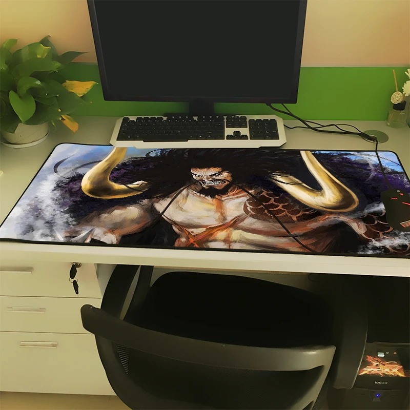 XGZ мультфильм большой размер Коврик для мыши Блокировка стороны аниме сильный