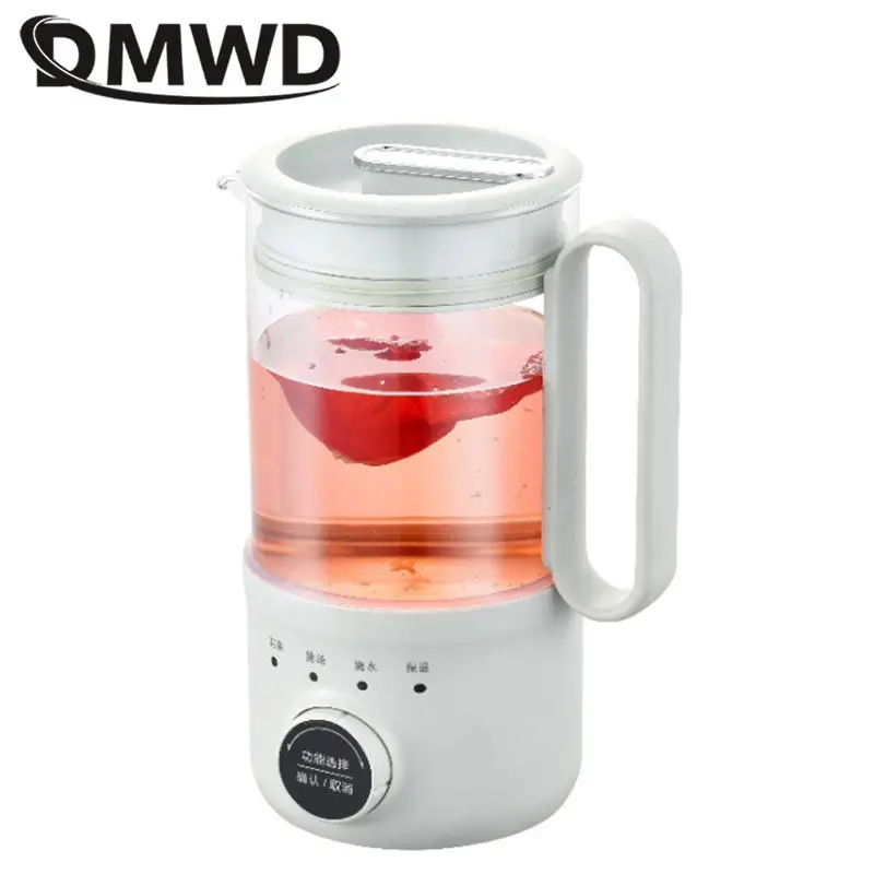 

Mini Eletric kettle 0.6L Health pot Portable Travel Water boiler Automatic Insulation flower tea maker Soup stew pot keep warm