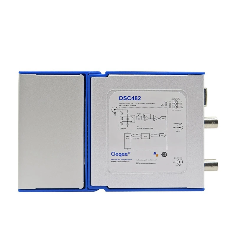 USB ПК виртуальный цифровой осциллограф OSC482 Android 2 0 полоса пропускания 20 МГц