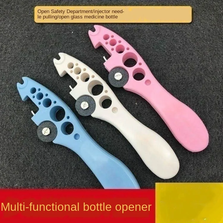 Grinding Wheel an Pou Ping Bottle Opener Small Simplicity Tool Medical Use Injection Ampoule Plastic Nurses' Assistant | Дом и сад