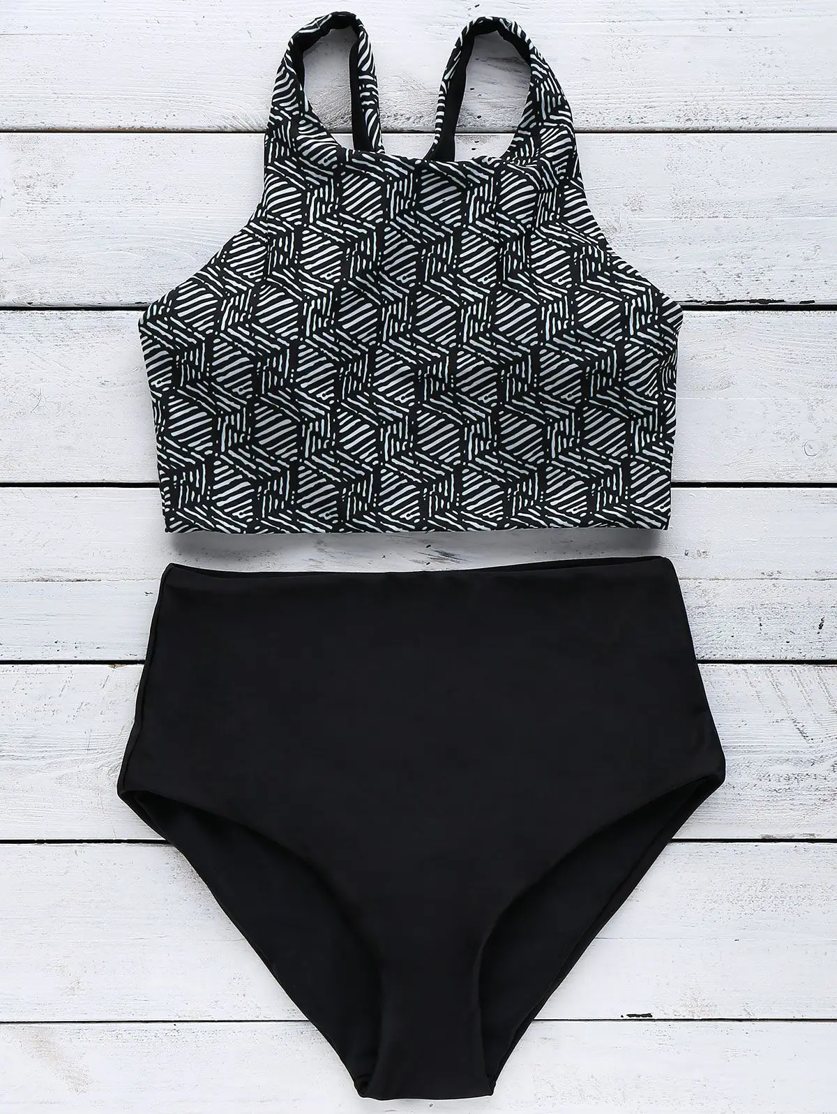 

Bikinis Women 2019 Biquinis Striped Top Floral Bottom Swimsuit Brazilian Bikini Biquini High Waist Bikini Bathing suit female