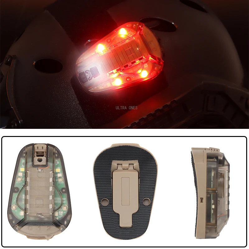 

Tactical Helmet Light Waterproof Airsoft Shooting Hunting Safety Flash Light for Cs Army Combat Motorcycle Camping Survival Tool