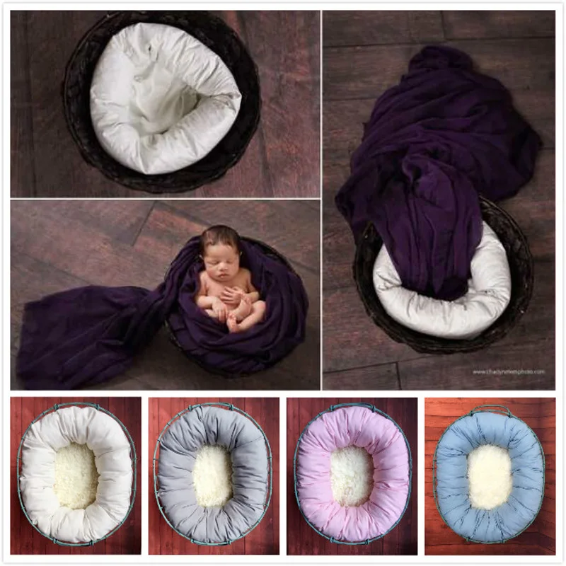 

Newborn Photography Prop Photography Mat Baby Photo Props Baby Studio Pillow Accessori Washer for Basket Posing Newborn Shoot