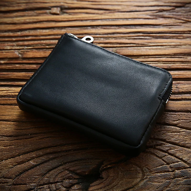 Кошелек из 100% натуральной кожи для мужчин и женщин винтажный Повседневный