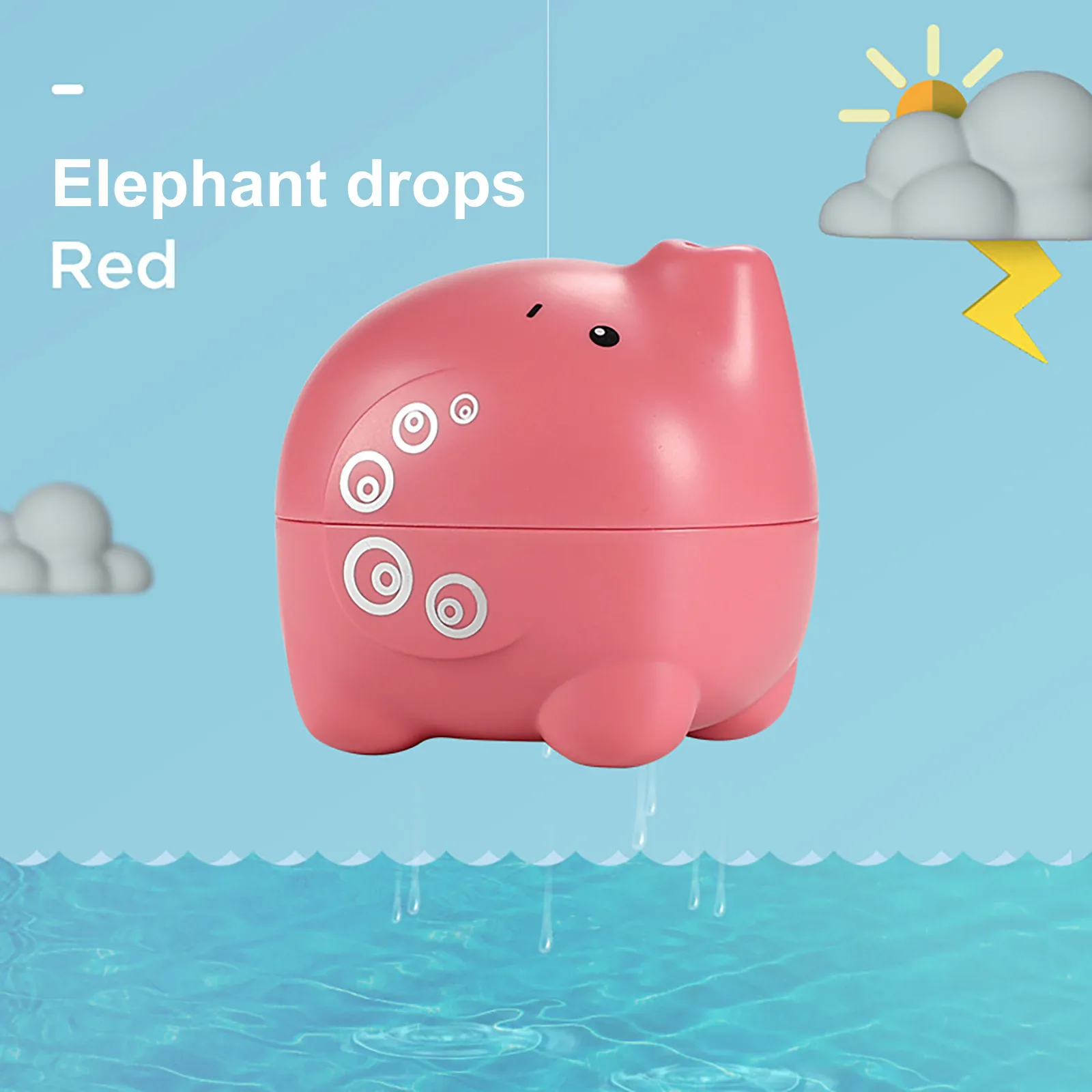 Мультяшный разбрызгиватель для душа со слоном детская игрушка плавания брызг