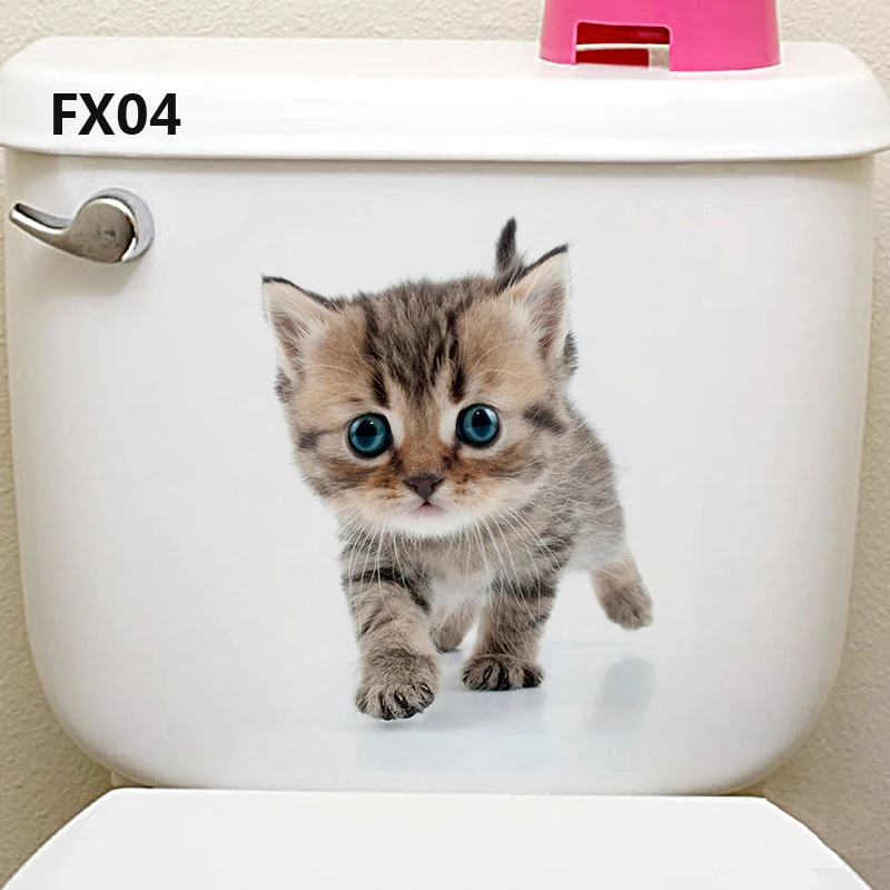 

1 Piece 3D Cat Stickers, Family Wall sticker Decals, Window, Bedroom, Bathroom, Bath Seat Decor, Kitchen Accessories