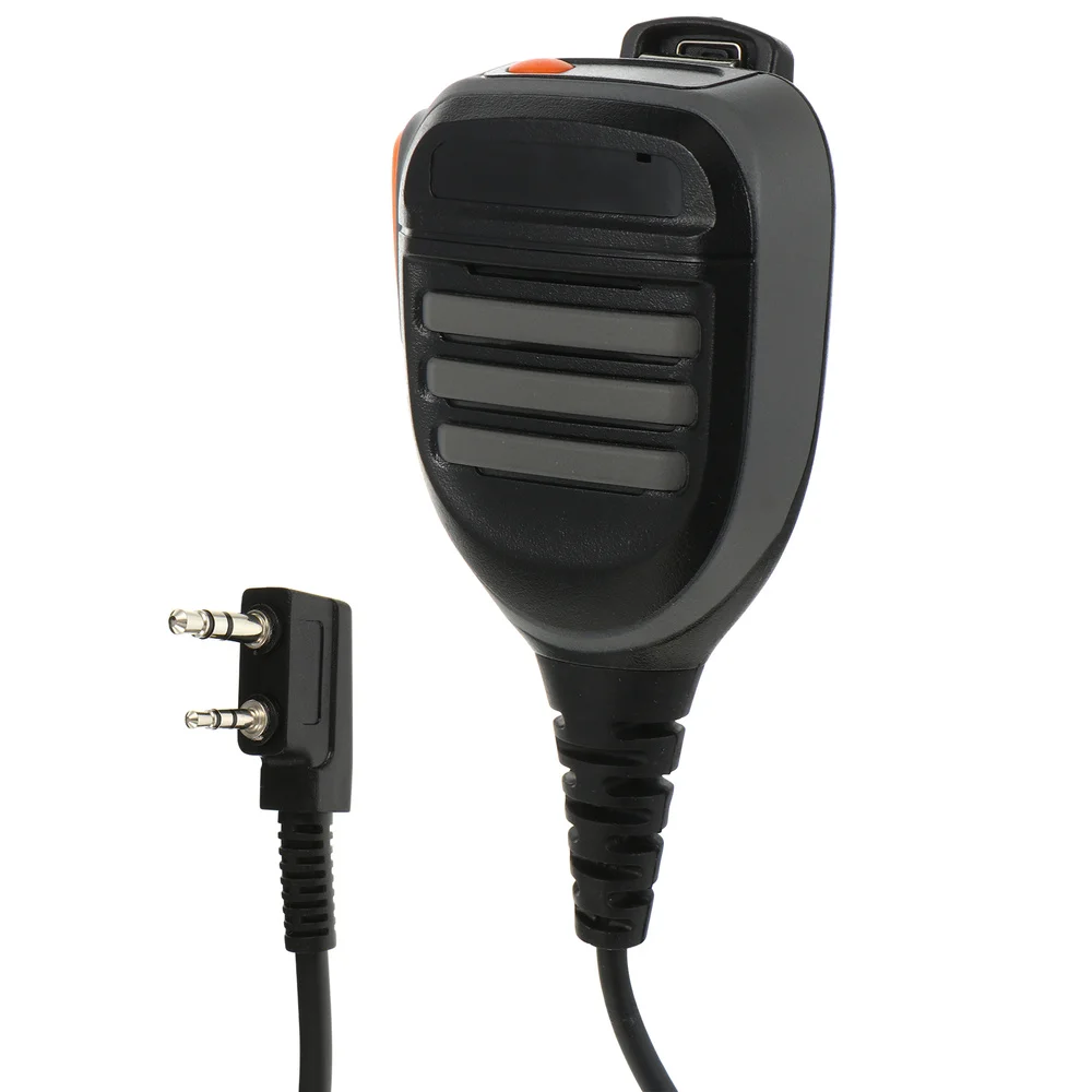 2 Pin Динамик Mic компактный иди и болтай Walkie Talkie “иди микрофоном для х полосный