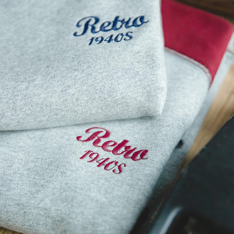 Maden Мужской Ретро Бейсбол рукав реглан свитер Осень Повседневная Свободная