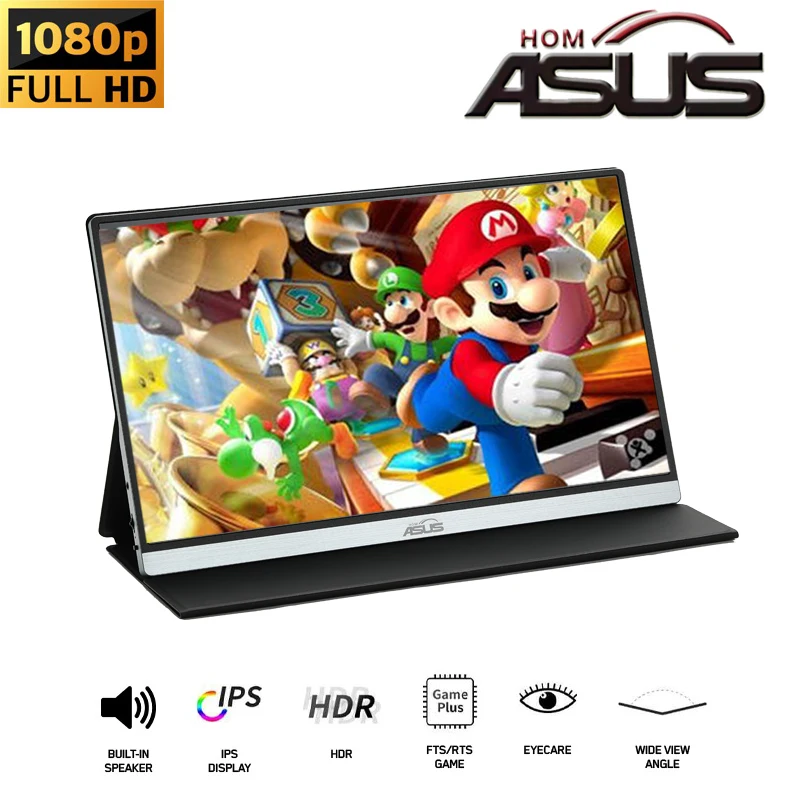 Homasus портативный ЖК Hd монитор 15 6 Usb Type C HDMI-совместимый для ноутбука телефона xbox
