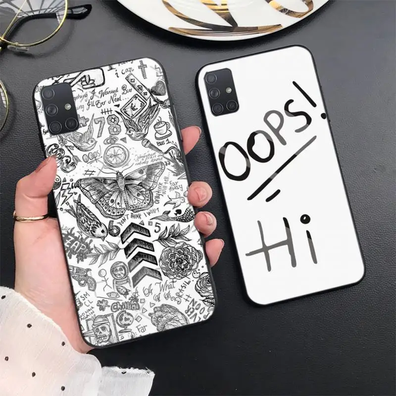 

Larry Stylinson Tattoos One Direction Phone Case For Samsung S7edge 8 9 10e 20plus S20 Ultra Note8 9 10pro A72018 Tempered Glass