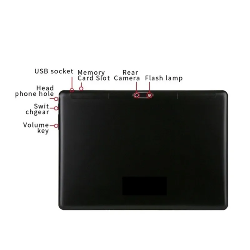 

2020 New 10 inch tablet pc 128GB ROM 5MP Dual Sim 2.5D Glass 1280x800 HD Screen WIFI 4G Phone Call Android 9.0 Media Pad