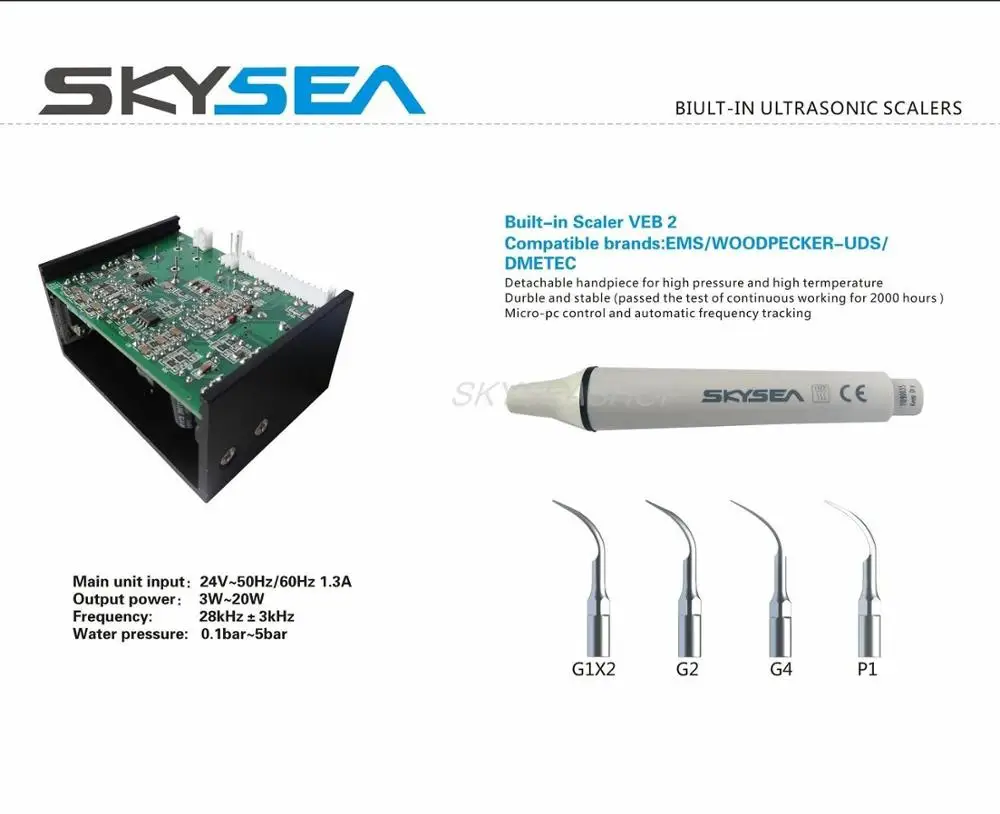 Стоматологическая Встроенная искусственная кожа фотография и 1 наконечник 5