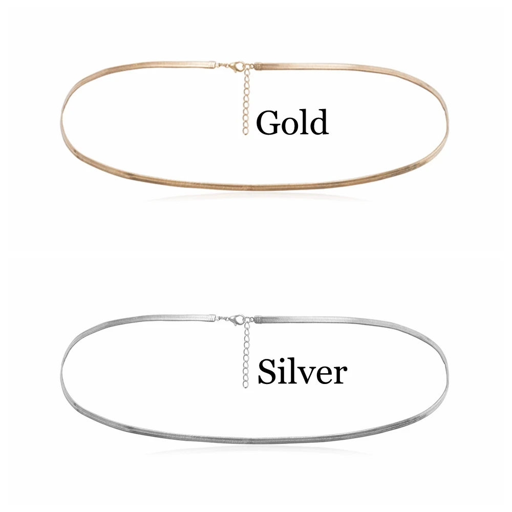 Цепочка для живота со змеиным плетением пикантное простое модное бикини