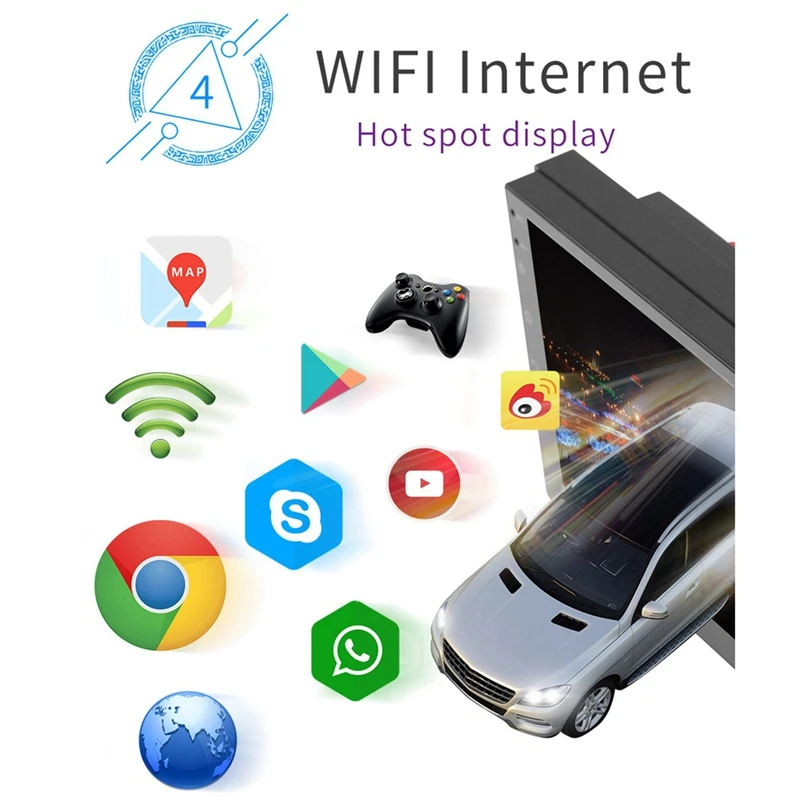 Новый Android 8 1 GPS навигация WiFi 7 дюймов 2Din восемь ядер стерео MP5 FM плеер 9999|GPS для