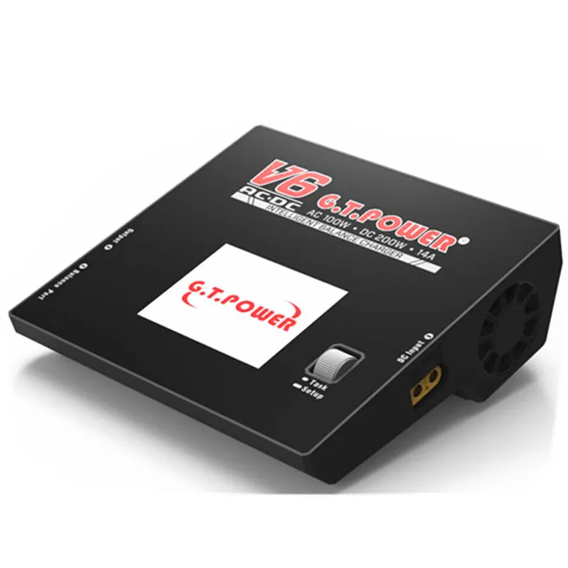

Зарядное устройство GT Power V6 AC 100 Вт DC 200 Вт 14A 100-240 в, умное балансирующее устройство RC для батарей NiMH/NiCd LiIon LiHV