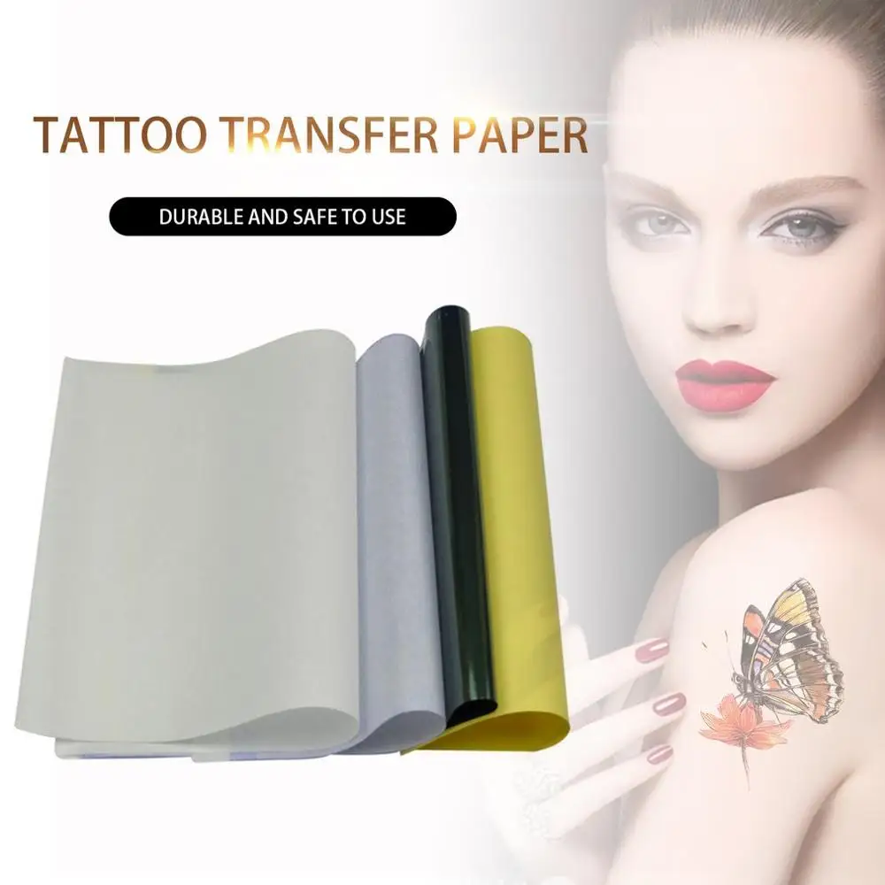 50 листов копировальная бумага для татуировок Размер A4|Временные тату| |