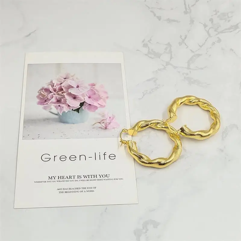 

Европейские и американские серьги в стиле ретро, серьги с латунным золотым покрытием