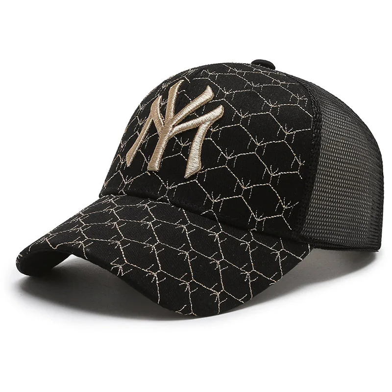 

New MY Embroidered Baseball Cap Outdoor Summer Snapback Sports Caps Men Women Breathable Mesh Visor Hat Tide Hip Hop Hat DP105
